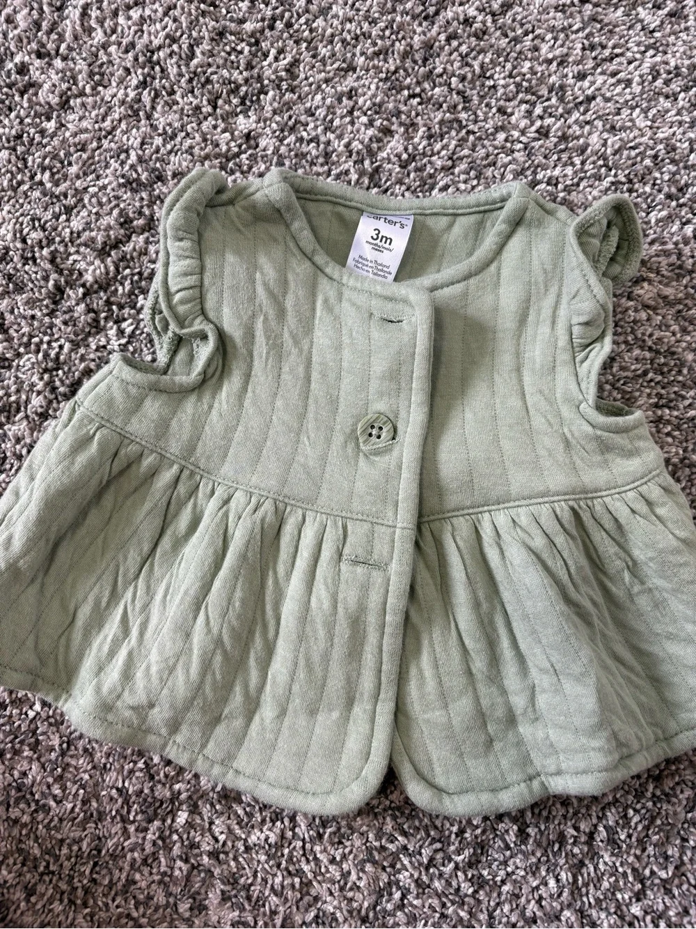Baby Girl Clothing Bundle 3M-6M Floral Rompers Dresses Tops Vest Lot 10 Bundle - Picture 10 of 16